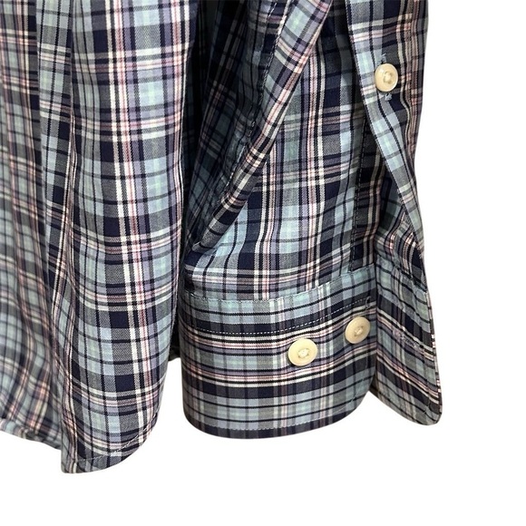 Peter Millar Men's Plaid Button-Crown Ease Down Shirt Size L Long Sleeve - Picture 11 of 15